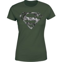 Marble Superman Logo Women's T-Shirt - Green - M von Original Hero