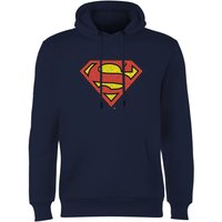 Official Superman Crackle Logo Hoodie - Navy - S von Superman