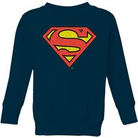 Official Superman Crackle Logo Kids' Sweatshirt - Navy - 5-6 Jahre von Superman