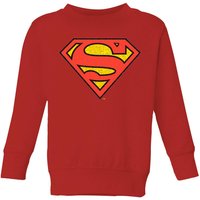 Official Superman Crackle Logo Kids' Sweatshirt - Red - 11-12 Jahre von Superman