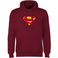 Official Superman Shield Hoodie - Burgundy - L von Superman