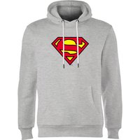 Official Superman Shield Hoodie - Grey - XXL von Superman