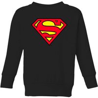 Official Superman Shield Kids' Sweatshirt - Black - 11-12 Jahre von Superman