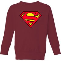 Official Superman Shield Kids' Sweatshirt - Burgundy - 3-4 Jahre von Superman