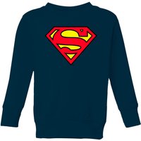 Official Superman Shield Kids' Sweatshirt - Navy - 11-12 Jahre von Superman
