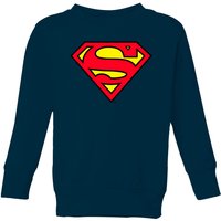 Official Superman Shield Kids' Sweatshirt - Navy - 3-4 Jahre von Superman