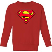 Official Superman Shield Kids' Sweatshirt - Red - 5-6 Jahre von Superman