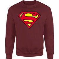 Official Superman Shield Sweatshirt - Burgundy - L von Original Hero