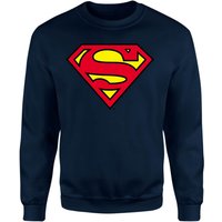 Official Superman Shield Sweatshirt - Navy - L von Superman