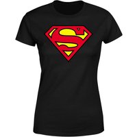 Official Superman Shield Women's T-Shirt - Black - M von Superman