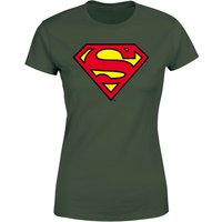 Official Superman Shield Women's T-Shirt - Green - S von Superman