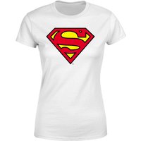 Official Superman Shield Women's T-Shirt - White - S von Superman
