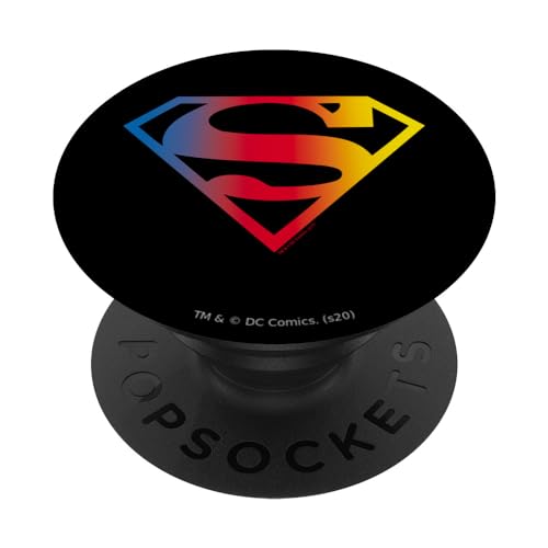 Superman Gradient Logo PopSockets mit austauschbarem PopGrip von Superman