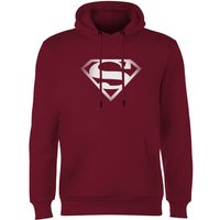 Superman Spot Logo Hoodie - Burgundy - S von Superman