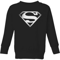 Superman Spot Logo Kids' Sweatshirt - Black - 11-12 Jahre von Superman