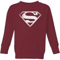 Superman Spot Logo Kids' Sweatshirt - Burgundy - 11-12 Jahre von Superman