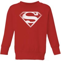 Superman Spot Logo Kids' Sweatshirt - Red - 11-12 Jahre von Superman