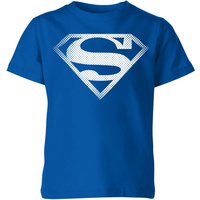 Superman Spot Logo Kids' T-Shirt - Blue - 9-10 Jahre von Superman