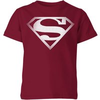 Superman Spot Logo Kids' T-Shirt - Burgundy - 3-4 Jahre von Superman
