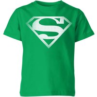 Superman Spot Logo Kids' T-Shirt - Green - 3-4 Jahre von Original Hero
