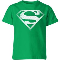 Superman Spot Logo Kids' T-Shirt - Green - 7-8 Jahre von Superman
