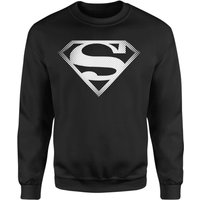 Superman Spot Logo Sweatshirt - Black - L von Superman