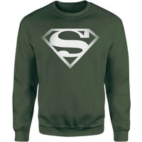 Superman Spot Logo Sweatshirt - Green - L von Superman