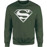 Superman Spot Logo Sweatshirt - Green - XS von Superman