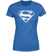 Superman Spot Logo Women's T-Shirt - Blue - XXL von Superman