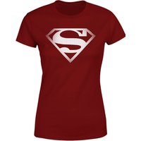 Superman Spot Logo Women's T-Shirt - Burgundy - XL von Superman