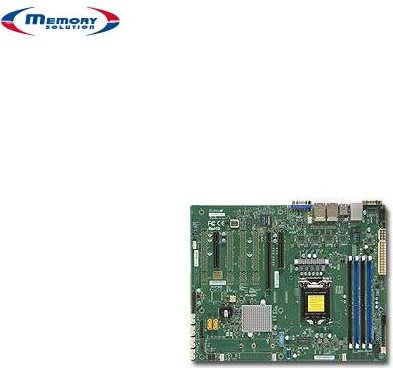 Super Micro SUPERMICRO - Motherboard - Intel - 4 x Gigabit LAN - Onboard-Grafik (MBD-X11SSI-LN4F-O) von Supermicro
