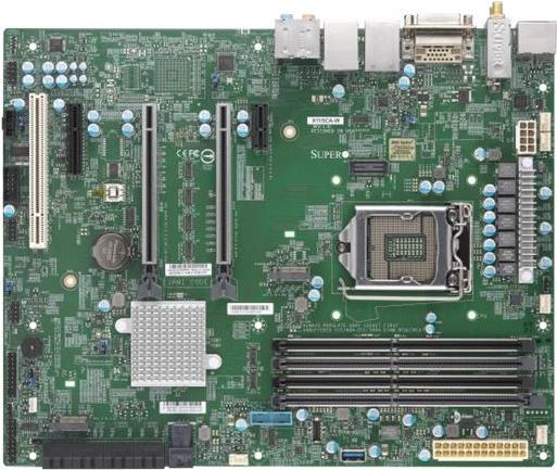 Super Micro SUPERMICRO X11SCA-W - Motherboard - ATX - LGA1151 Socket - C246 - USB 3,1 Gen 1, USB-C Gen2, USB 3,1 Gen 2 - Bluetooth, 2 x Gigabit LAN, Wi-Fi - Onboard-Grafik (CPU erforderlich) - HD Audio (MBD-X11SCA-W-O) von Supermicro