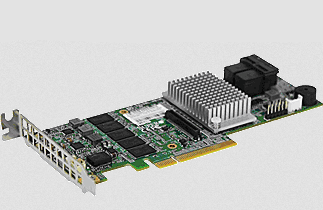 Super Micro Supermicro Add-on Card - Speichercontroller (RAID) - 8 Sender/Kanal - SATA 6Gb/s / SAS 12Gb/s Low Profile - 1,2GBps - RAID 0, 1, 5, 6, 10, 50, 60 - PCIe 3.0 (AOC-S3108L-H8iR) von Supermicro