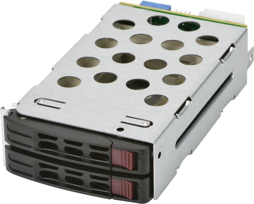 Super Micro Supermicro - Gehäuse für Speicherlaufwerke - 2.5 (6,4 cm) - Schwarz (MCP-220-82616-0N) von Supermicro