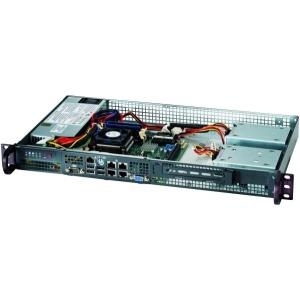 Super Micro Supermicro SC505 203B - Rack - einbaufähig - 1U - Mini-ITX - nicht Hot-Swap-fähig 200 Watt - Schwarz (CSE-505-203B) von Supermicro