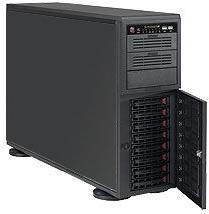 Super Micro Supermicro SC743 AC-1K26B-SQ - Tower - 4U - Erweitertes ATX - SAS - Hot-Swap 1200 Watt - Schwarz - USB (CSE-743AC-1K26B-SQ) von Supermicro