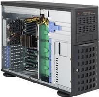 Super Micro Supermicro SC745 BTQ-R920B - Tower - 4U - Erweitertes ATX - SATA/SAS - Hot-Swap 920 Watt - Schwarz - USB (CSE-745BTQ-R920B) von Supermicro