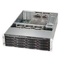Super Micro Supermicro SC836 BE1C-R1K03B - Rack - einbaufähig - 3U - verbessertes, erweitertes ATX - SATA/SAS - Hot-Swap 1000 Watt - Schwarz (CSE-836BE1C-R1K03B) von Supermicro