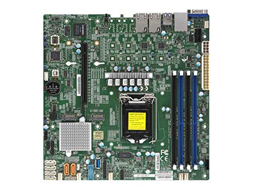 Supermicro 5019C-M Intel C246 LGA 1151 (Steckplatz H4) Rack (1U) schwarz von Supermicro