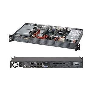 Supermicro Gehäuse SuperChassis - CSE-504-203B - Schwarz (CSE-504-203B) von Supermicro