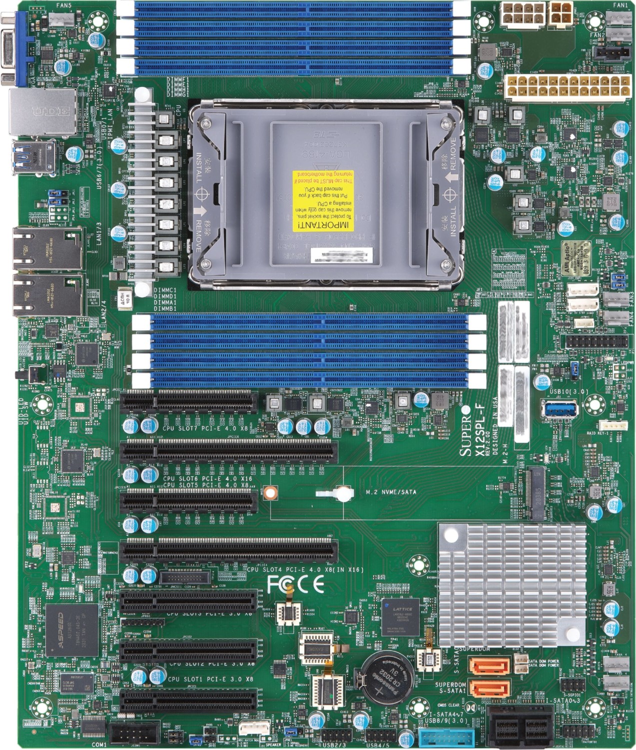 Supermicro Inc. X12SPL-F-B (Bulk) (MBD-X12SPL-F-B) - Sonderposten von Supermicro