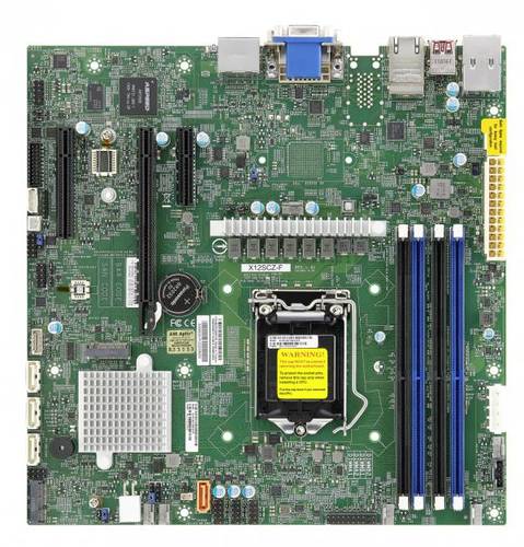 Supermicro MBD-X12SCZ-F Mainboard Sockel (PC) Intel® 1200 Formfaktor (Details) Micro-ATX Mainboard- von Supermicro