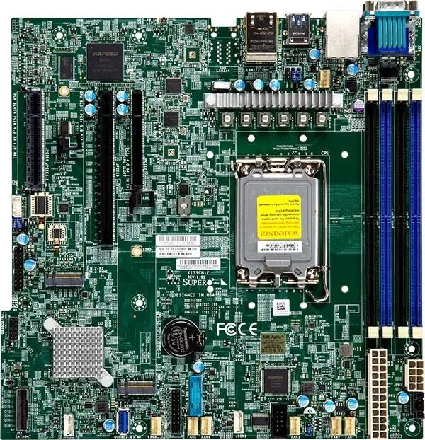 Supermicro Mainboard X13SCH-F micro-ATX Sockel 1700 DDR5-only Single (MBD-X13SCH-F-O) von Supermicro