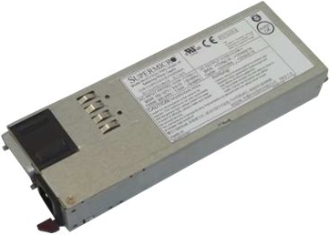 Supermicro PWS-1K22A-1R - Stromversorgung (Plug-In-Modul) - 80 PLUS Titanium - Wechselstrom 100-127/200-240 V - 1200 Watt - 1U - Sonderposten von Supermicro