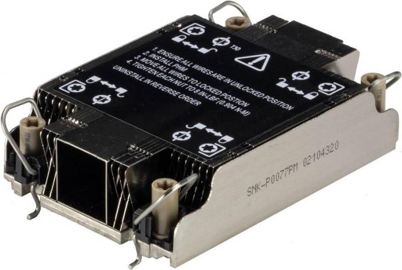 Supermicro - Prozessorkühler - (für: LGA4189) - 1U von Supermicro