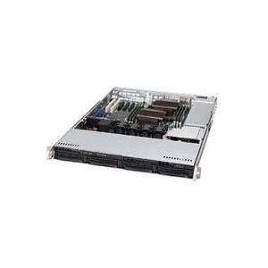Supermicro SC815 TQ-563CB - Rack - einbaufähig - 1U - Erweitertes ATX - SATA/SAS - Hot-Swap 560 Watt - Schwarz (CSE-815TQ-563CB) von Supermicro