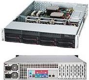 Supermicro SC825 TQC-R1K03LPB - Rack - einbaufähig - 2U - verbessertes, erweitertes ATX - SATA/SAS - Hot-Swap 1000 Watt - Schwarz von Supermicro