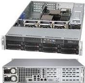Supermicro SC825 TQC-R1K03WB - Rack - einbaufähig - 2U - verbessertes, erweitertes ATX - SATA/SAS - Hot-Swap 1000 Watt - Schwarz von Supermicro