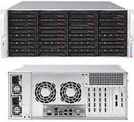 Supermicro SC846 BE1C-R1K23B - Rack - einbaufähig - 4U - verbessertes, erweitertes ATX - SATA/SAS - Hot-Swap 1200 Watt - Schwarz von Supermicro