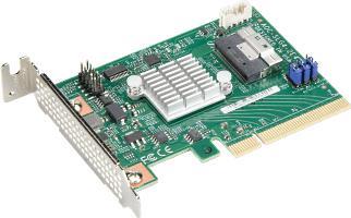 Supermicro - Speicher-Controller - NVMe Retimer - PCIe 4.0 - Low-Profile - PCIe 4.0 x8 - für A+ Server 2124, SuperServer Ultra SYS-220, ULTRA SuperServer SYS-220, SYS-620 Supermicro - Speicher-Controller - NVMe Retimer - PCIe 4.0 - Low-Profile - PCIe 4.0 x8 - für A+ Server 2124, SuperServer Ultra SYS-220, ULTRA SuperServer SYS-220, SYS-620 von Supermicro